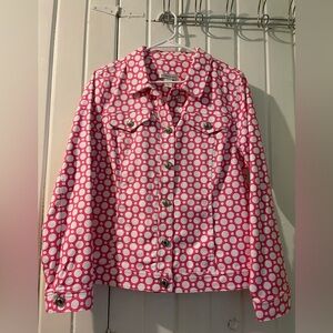 Christopher & Banks button up jacket-medium NWOT